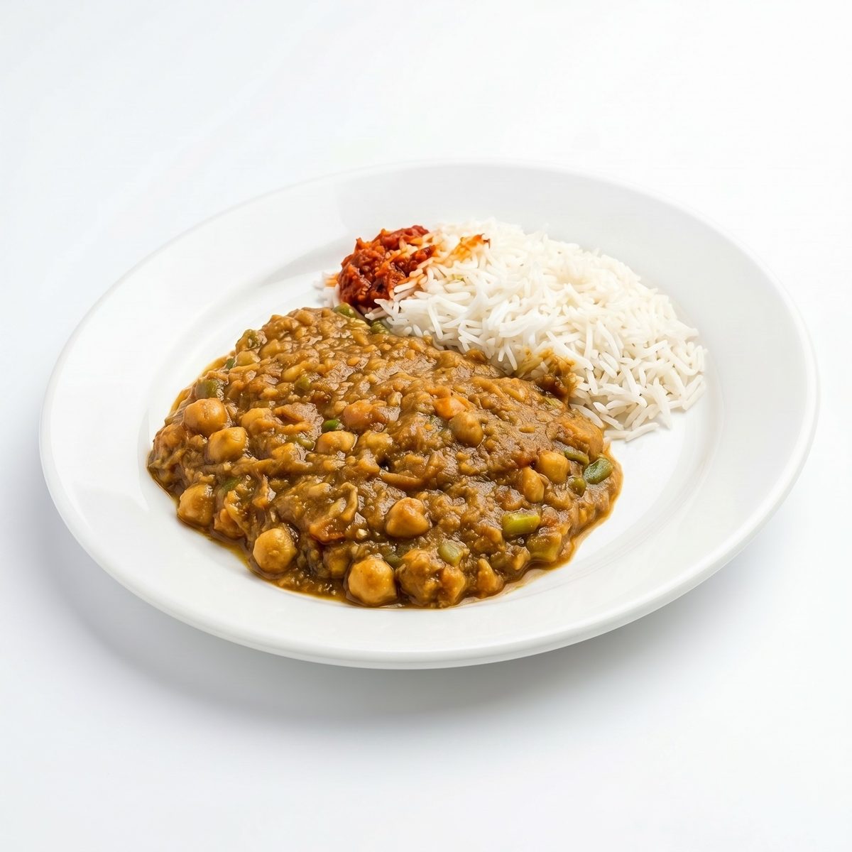 Chana Masala with Basmati Rice