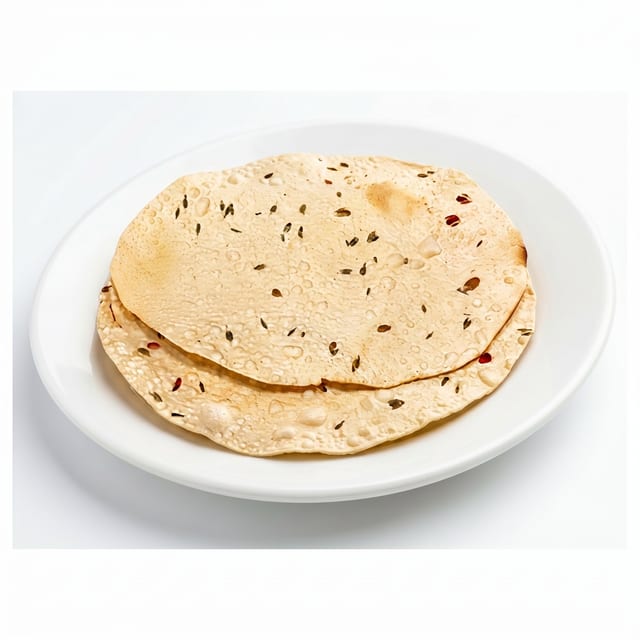 Papadums.